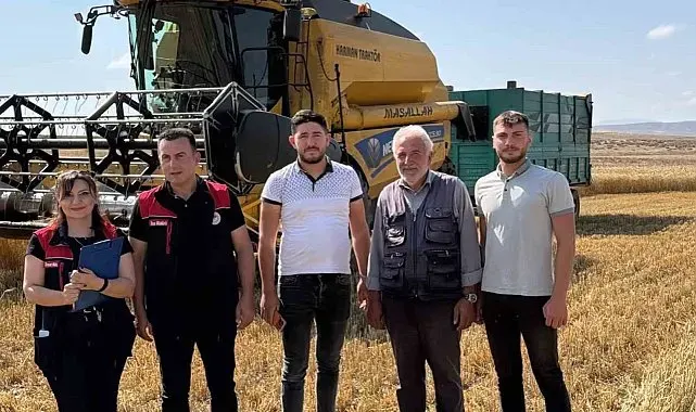Aydıntepe'de başlayan hububat hasadında biçerdöver kontrolleri yapıldı