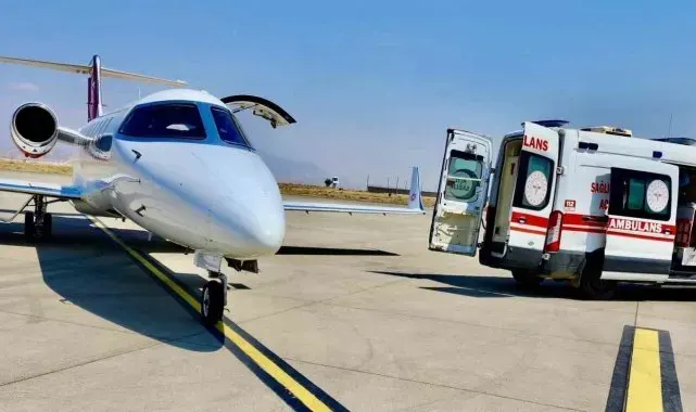 Ambulans uçak 13 yaşındaki çocuk için havalandı
