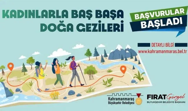"Kadınlarla Baş Başa Doğa Gezileri"ne başvurular başladı