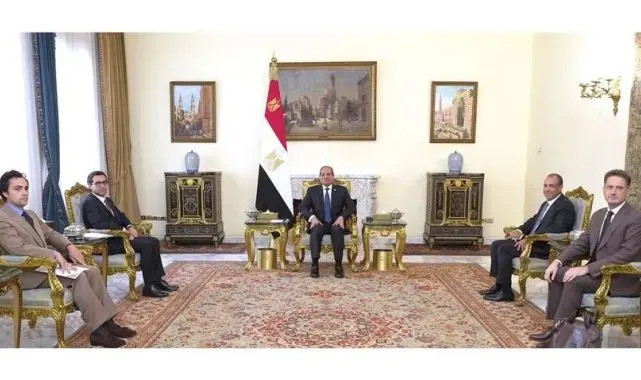Mısır Cumhurbaşkanı es-Sisi, Fransa Dışişleri Bakanı Sejourne ile görüştü