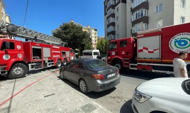 Kapaklı'da yatakta çakmakla oynayan çocuk yangın çıkardı