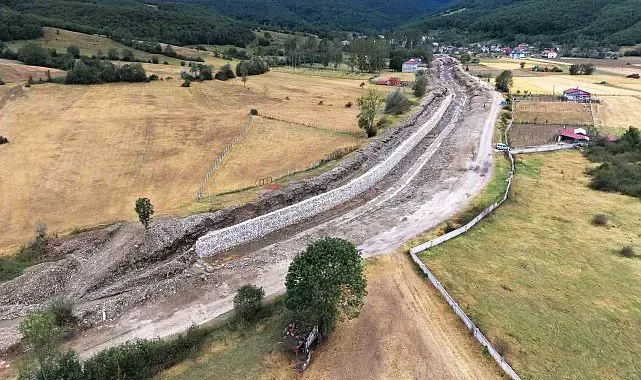 Ladik'te 8 mahalle taşkın riskine karşı korunacak