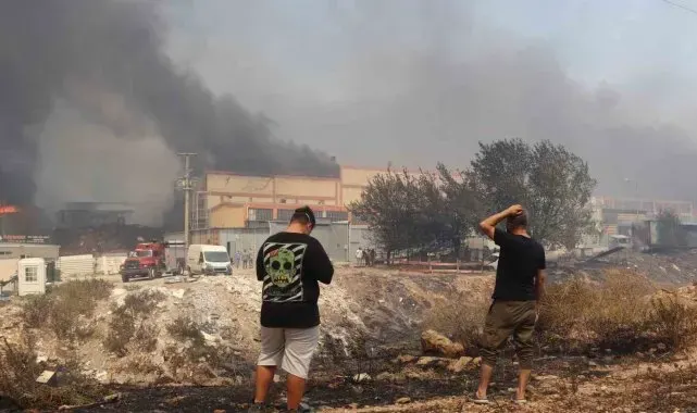 İzmir'de alevler iş yerlerine ve araçlara sıçradı