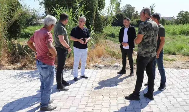 Başkan Tetik saha çalışmalarını yerinde inceledi