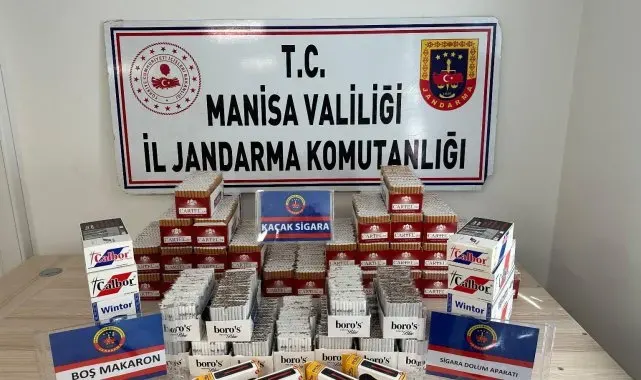 Manisa'da kaçak sigara operasyonu: İşyerinden 11 bin sarma sigara çıktı