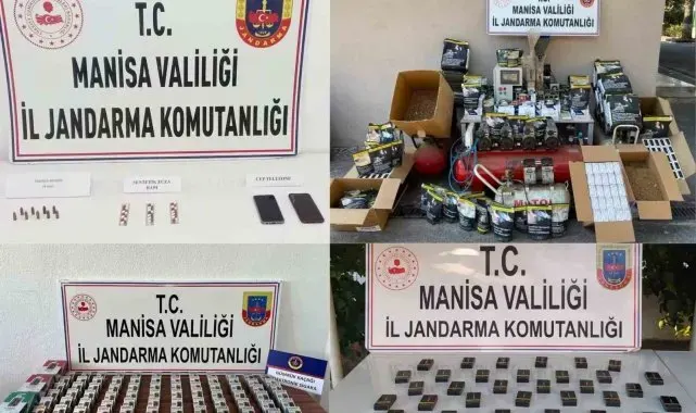Manisa'nın 6 ilçesinde jandarmadan uyuşturucu operasyonu