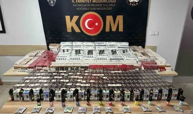 Kastamonu'da binlerce makaron ele geçirildi
