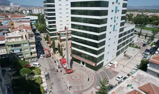 MASKİ'de gerçeği aratmayan yangın tatbikatı