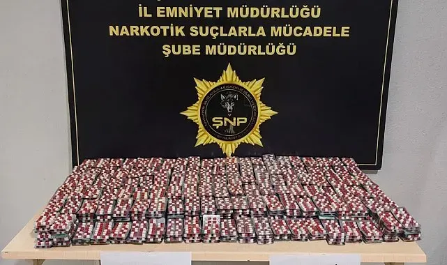 Şanlıurfa'da 13 bin uyuşturucu hap ele geçirildi