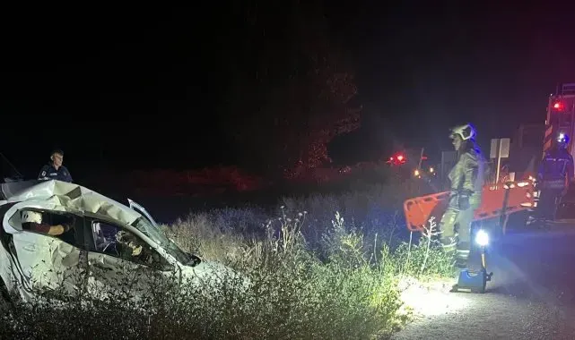 Ankara'da otomobil ile kamyon çarpıştı: 4 yaralı