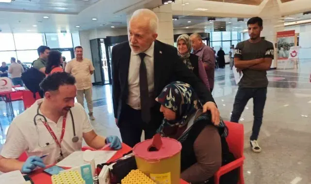 Eskişehir Şehir Hastanesi'nde kan bağışı kampanyası