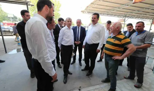 Vali Doruk: "Problemleri yerinde inceliyoruz"