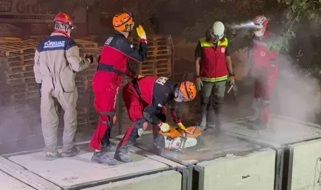 Kayseri'de deprem tatbikatı
