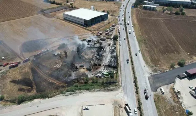 Ankara'da korkutan yangın