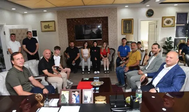 Başkan Tavlı, Gagavuzya spor bakanı ve sporcularını misafir etti