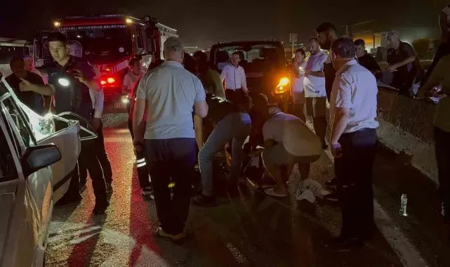 D-100'de feci kaza: 2'si çocuk 5 kişi yaralandı.
