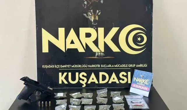 Kuşadası'nda uyuşturucu operasyonu: 4 gözaltı