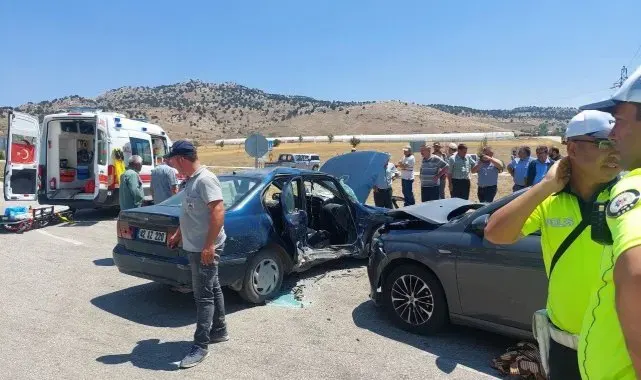 Burdur'da 10 kişinin yaralanmasına neden olan kazadan ölüm haberi