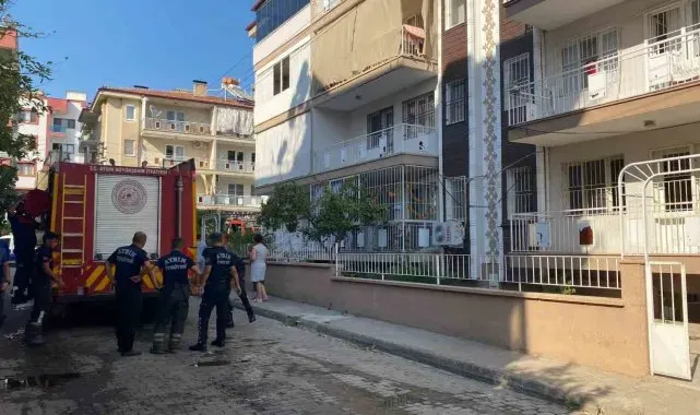 Aydın'da yangın paniği