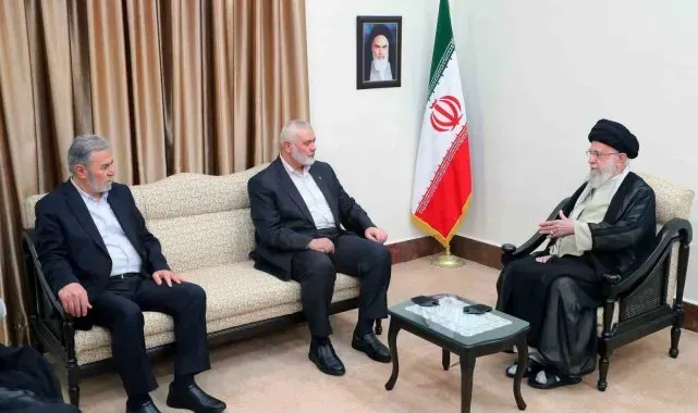 İran dini lideri Hamaney, Haniye ve Filistin İslami Cihad lideri ile görüştü