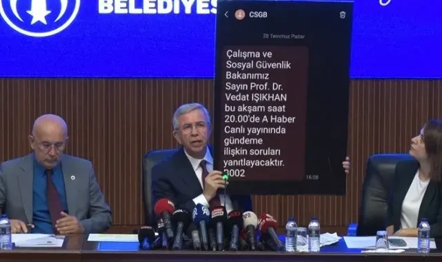 ABB Başkanı Mansur Yavaş'tan "SGK borcu" açıklaması