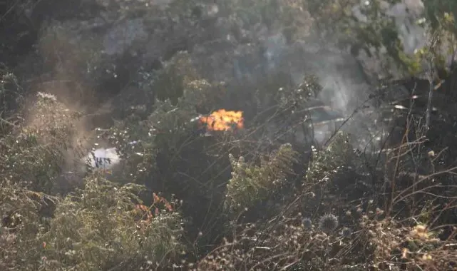Antakya'da otluk alanda çıkan yangın büyümeden söndürüldü
