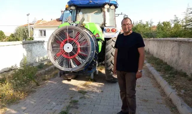 Emirdağ ilçesinin Yarımca Köyü'nde ilaçlama çalışmaları yapıldı