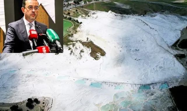 DSO Başkanı Kasapoğlu; "Dünya mirasımız Pamukkale'nin geleceği risk altında"