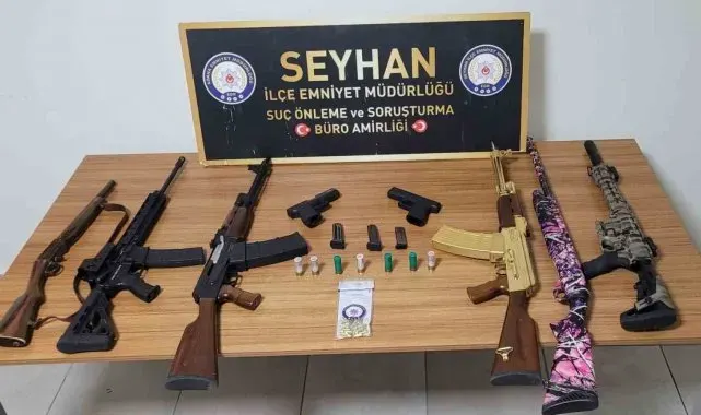 Adana'da havaya ateş açıp, sosyal medyadan paylaşan 4 kişi yakalandı