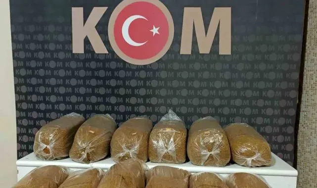 Kırıkkale'de 99 kilogram kaçak tütün ele geçirildi: 1 gözaltı