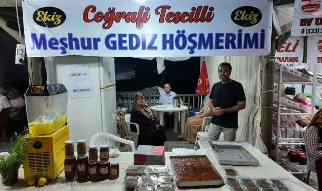 Tarhana Festivalinde Gediz'in yöresel ürünleri tanıtılıyor