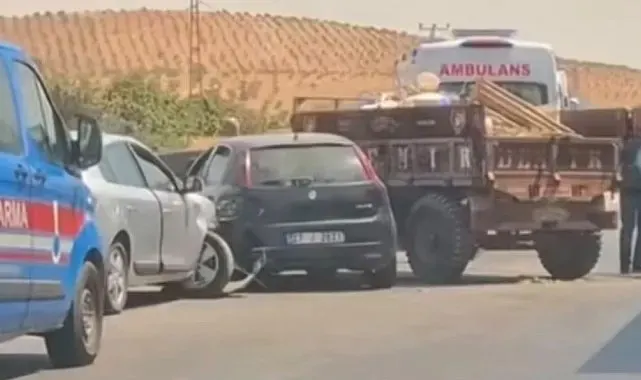 Gaziantep'te zincirleme kaza: 2 yaralı
