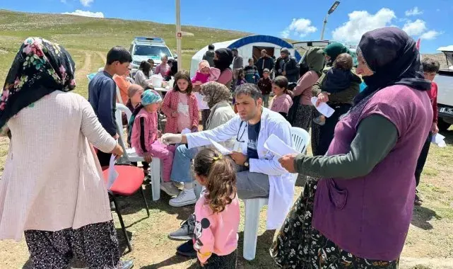 Göçerlere sağlık desteği