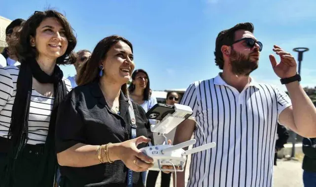 Bayburt'ta basın mensuplarına drone eğitimi
