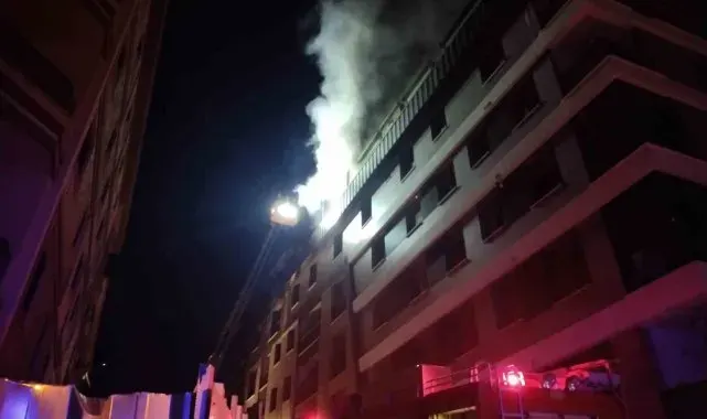 Maltepe'de korkutan yangın