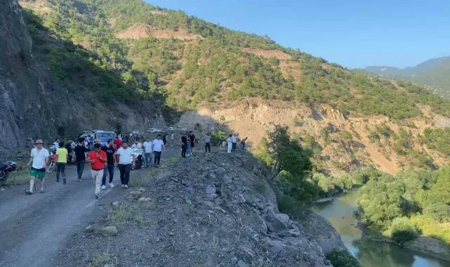 Serinlemek için girdiği ırmakta kayboldu