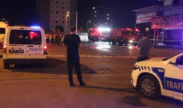 İşyerinin doğalgaz borusu patladı