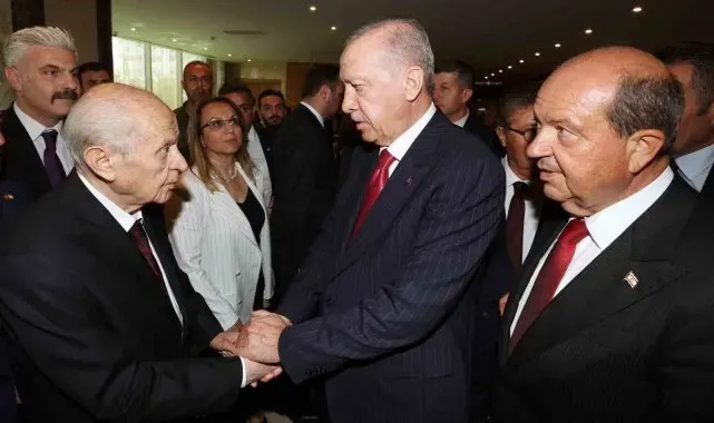 Cumhurbaşkanı Erdoğan'a, KKTC'de duygulandıran hediye