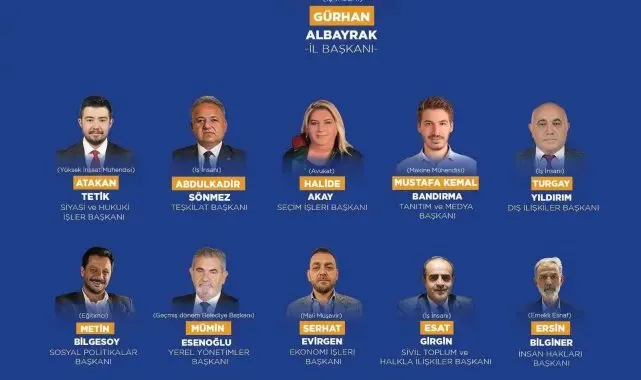 AK Parti Eskişehir İl Yürütme Kurulu yeniden oluştu