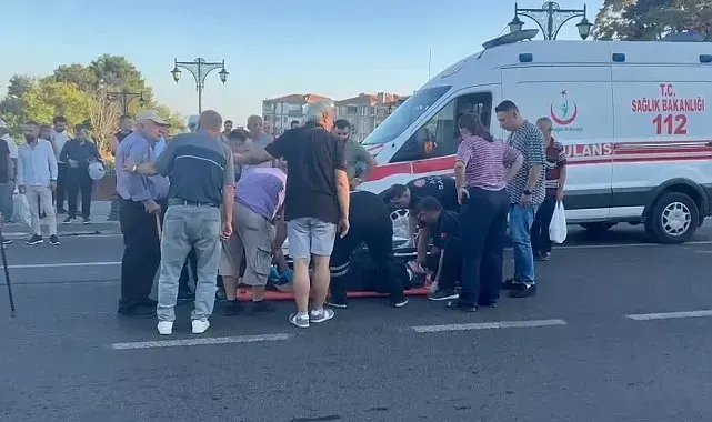 Tekirdağ'da otomobil yayalara çarptı: 2 kadın yaralandı
