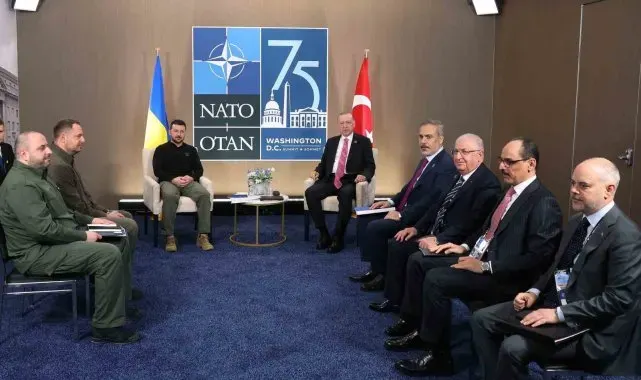 Cumhurbaşkanı Erdoğan, Ukrayna Devlet Başkanı Zelenskiy ile görüştü