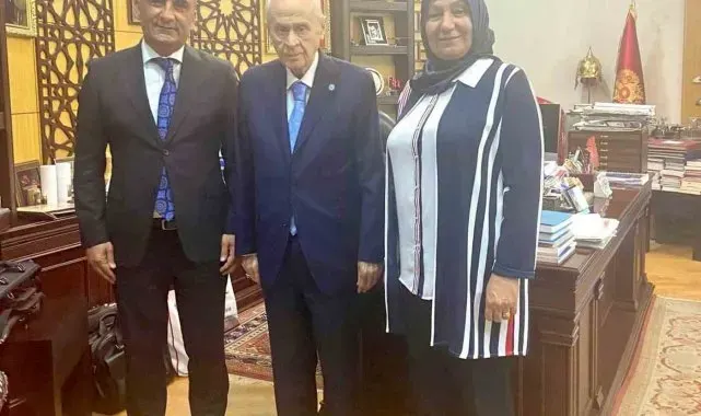 Belediye Başkanı Özdemir'den Bahçeli'ye ziyaret