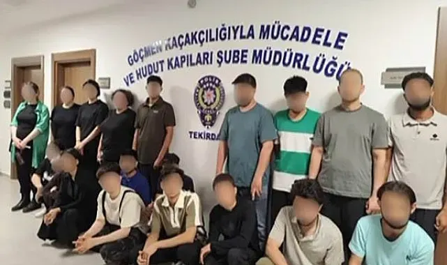 Kamyonette 19 düzensiz göçmen yakalandı: Sürücü tutuklandı
