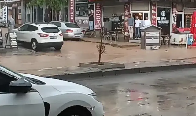 Özalp'ta şiddetli yağmur sele neden oldu