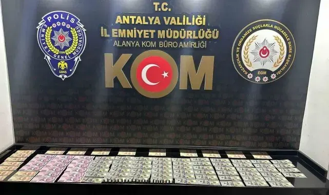 Alanya'da sahte paraya geçit verilmedi