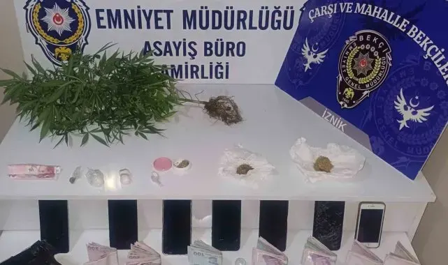 Bursa İznik'te uyuşturucu operasyonu: 7 gözaltı
