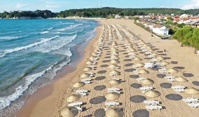 Kocaeli'nin mavi bayraklı plajları tatilcileri bekliyor