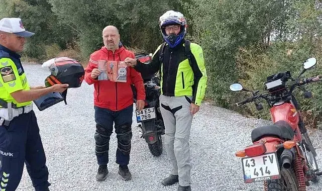 Kütahya'da motosiklet ve motorlu bisiklet sürücülerine yönelik özel denetim