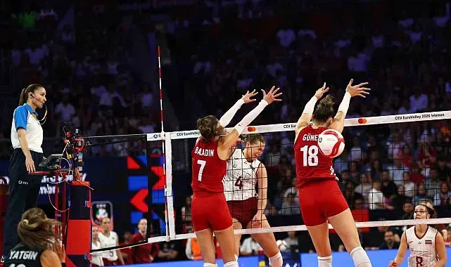 A Milli Kadın Voleybol Takımı, Avrupa Şampiyonası'na galibiyetle başladı