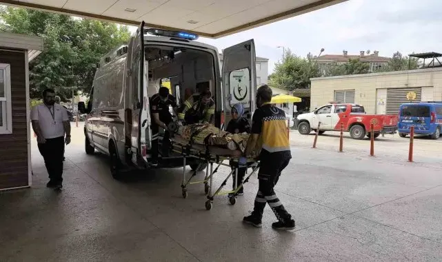 Bursa'da strafor doğrama makinesine kolunu kaptıran işçi ağır yaralandı